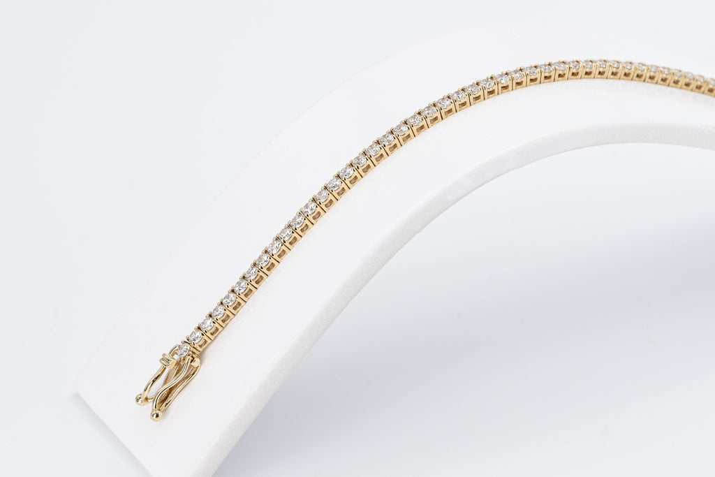 14CT Yellow Gold - Tennis Bacelet